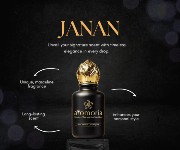 AromOria Janan | Bold Presence Unisex Perfume – 50ml Edition - Image 2
