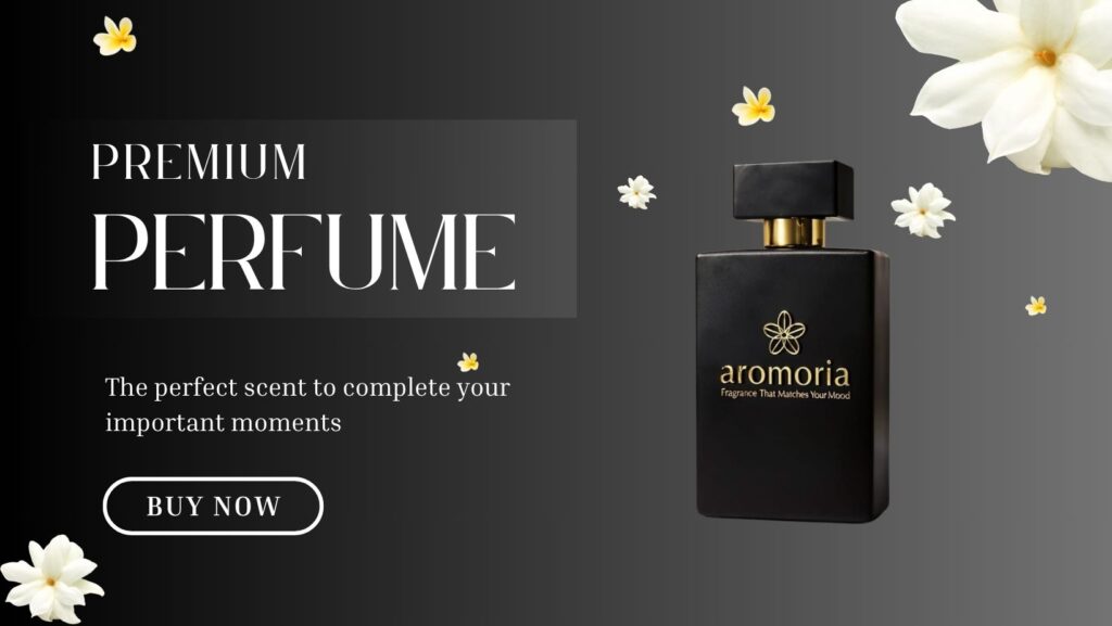 Harvest Gold And White Modern Premium Perfume Facebook Cover